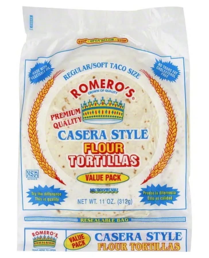 Casera Style Flour Tortillas