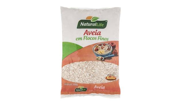 Natural Life · Aveia em flocos finos (500 g)