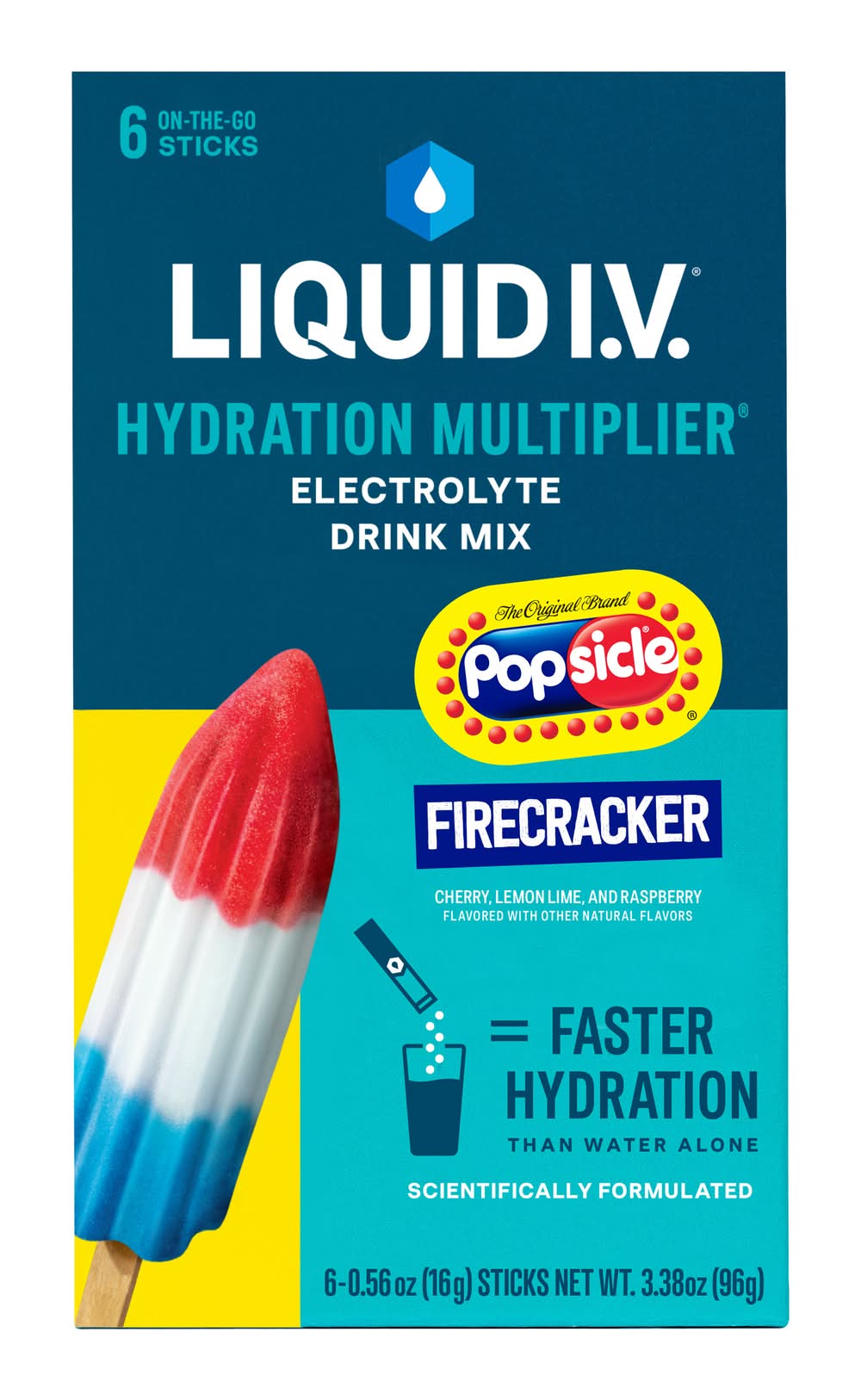 Liquid I.V. Hydration Multiplier Electrolyte Drink Mix (3.38 oz, 6 ct)
