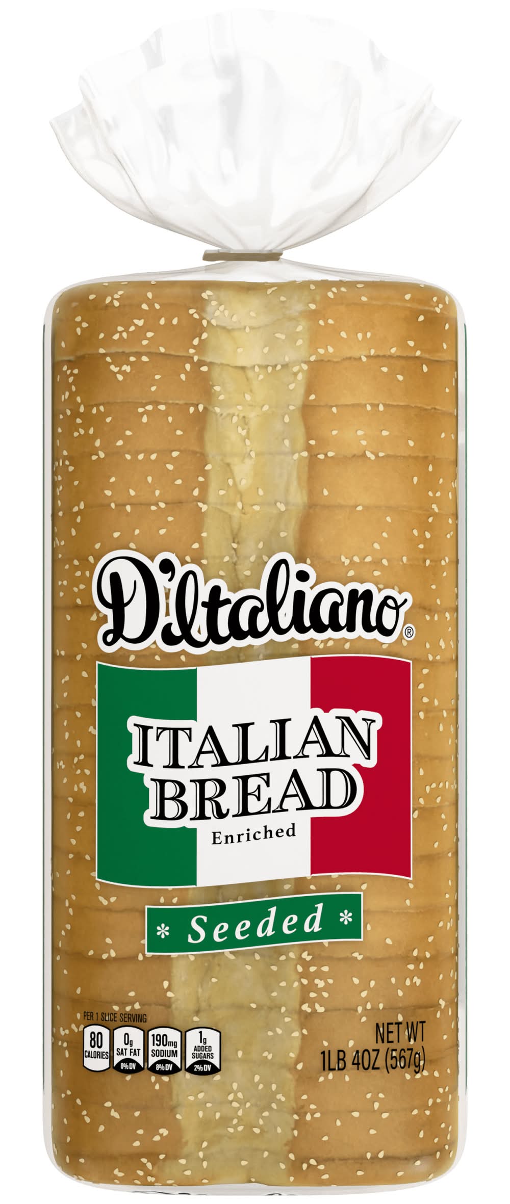 D'Italiano Seeded Italian Bread (4 oz)