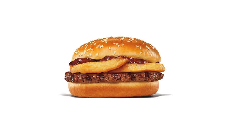 Hamburger BBQ rondelles d'oignon