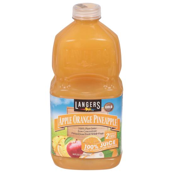 Langers Apple Orange Pineapple 100% Juice (64 fl oz)