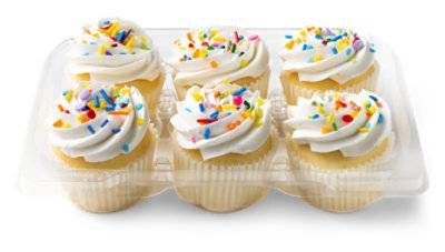 Confetti Whip Cupcakes 6 Count - Each