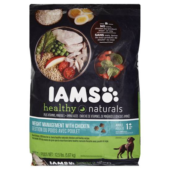 Iams healthy naturals dog food best sale