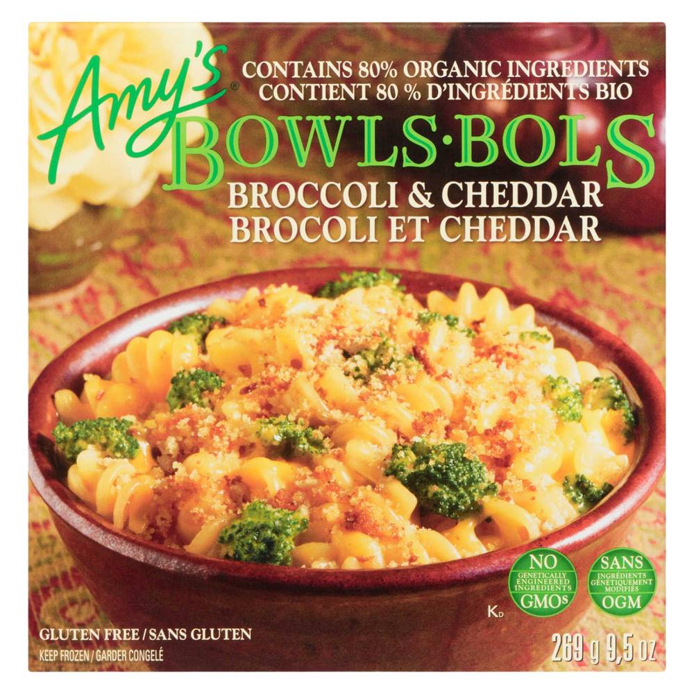 Amy's Gluten Free Broccoli & Cheddar Bowl (269 g)