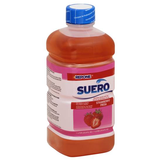 Repone Suero Electrolyte Solution Strawberry (33.8 fl oz)