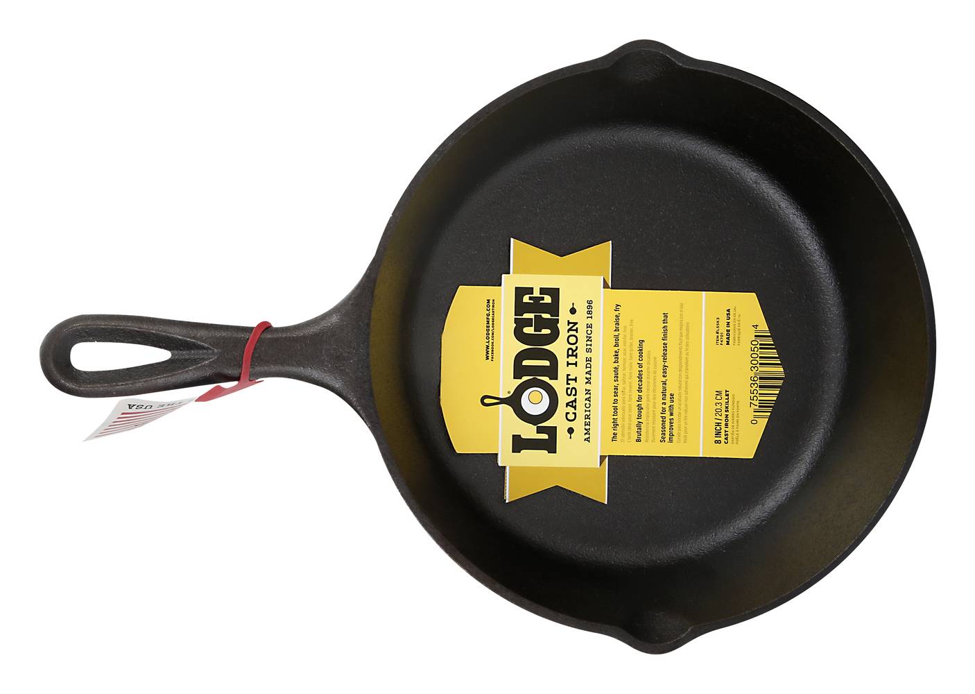 Lodge 8" Pre-Seasoned Cast Iron Skillet