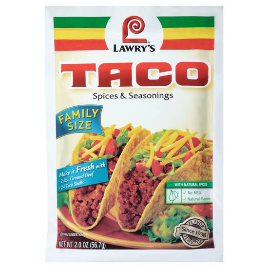 Lawry's Original Taco Spices & Seasoning Mix