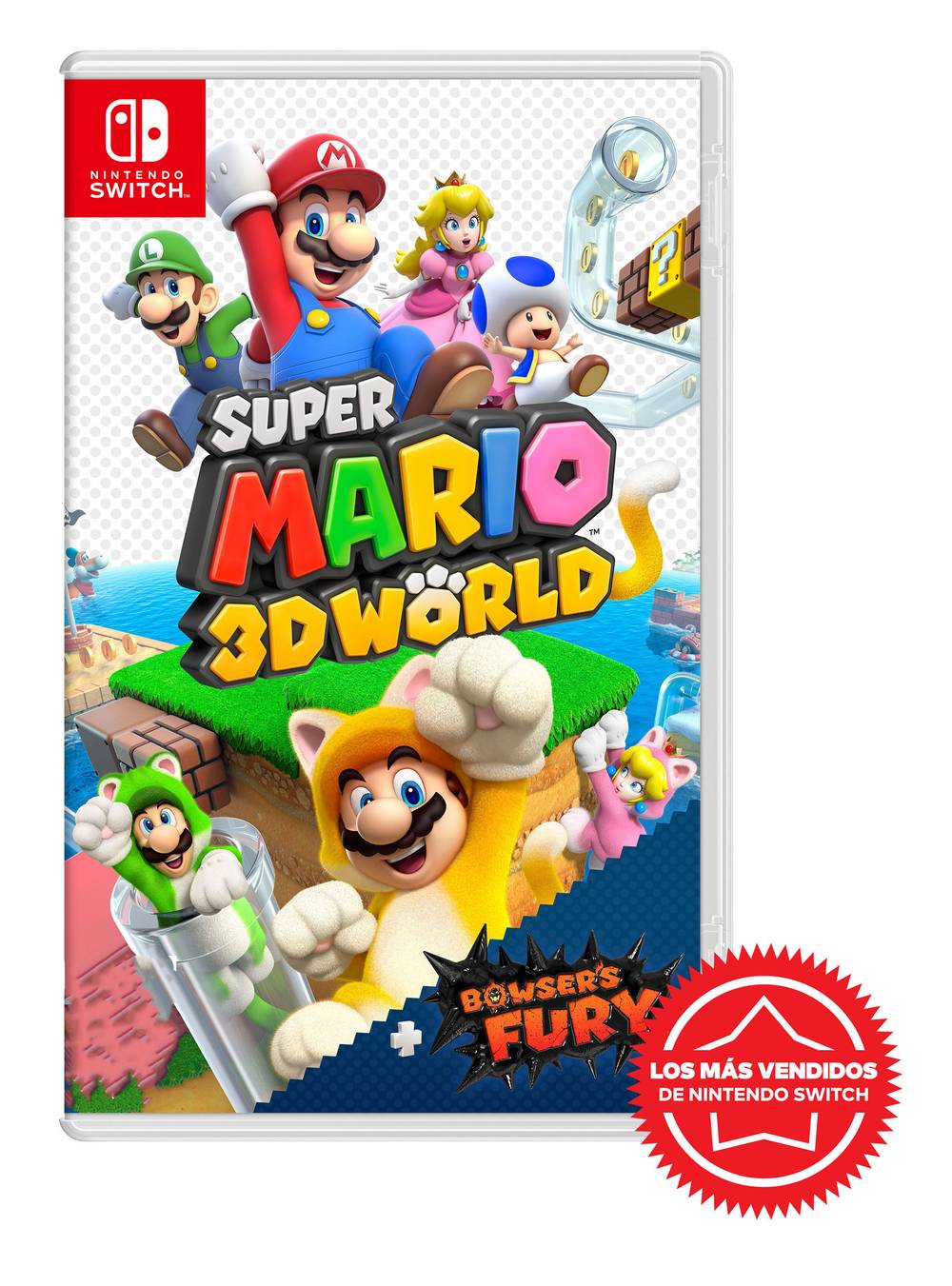 Nintendo · Juego switch super mario 3d world + bowser's fury