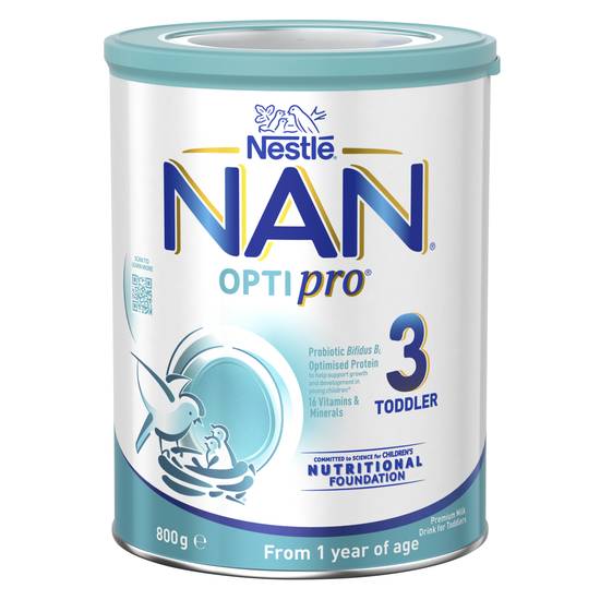 Nestle Nan Optipro 3 Premium Toddler Milk Drink Powder From 1 Year 800g