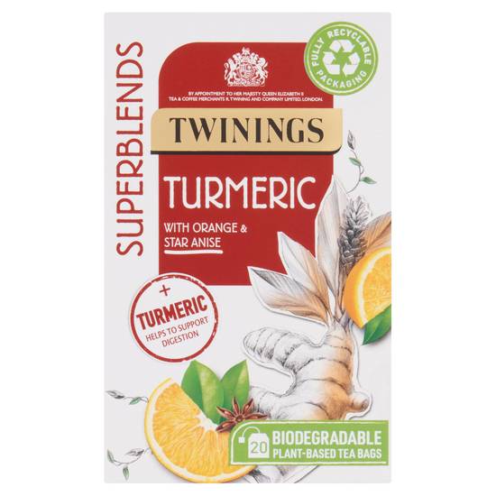 Twinings Superblends Tumeric TB 20s 40g