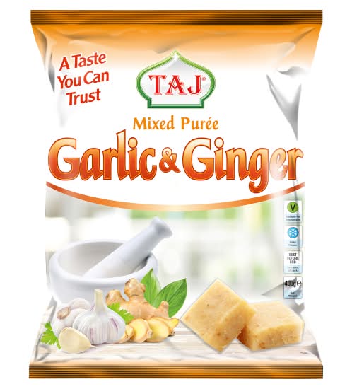 Taj Mixed Purée Garlic & Ginger (400g)