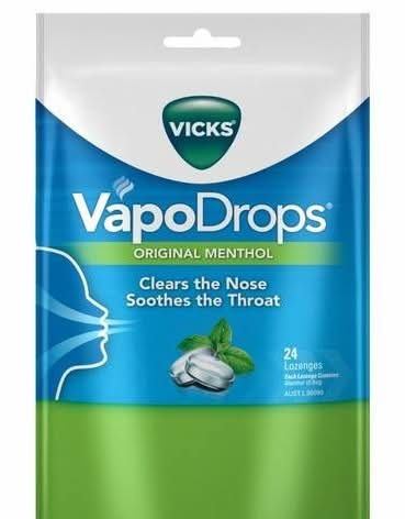 Vicks Vapodrops Original Menthol 24pk