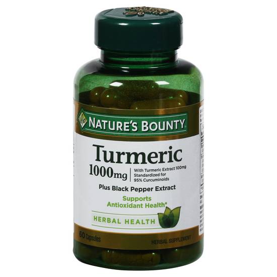 Nature's Bounty Turmeric 1000 mg Herbal Health (60 ct)