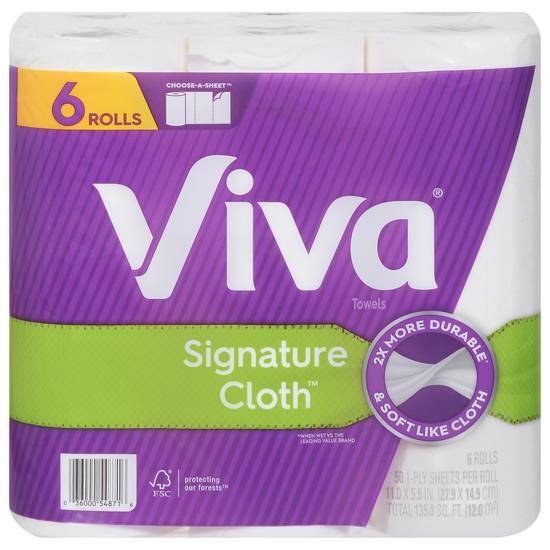 Viva Signature Cloth Paper Towels Choose-A-Sheet