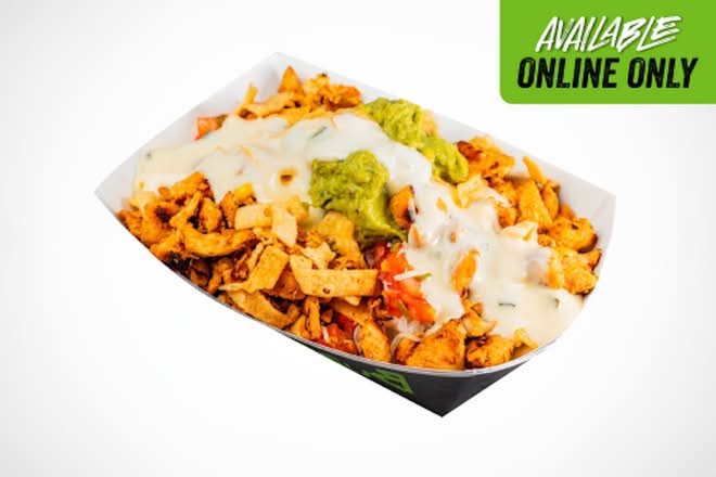 QUESO CRUNCH CHICKEN BURRITO BOWL