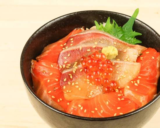 サーモン大好き　です。 サーモン好きに贈る丼 千壽サーモン 近鉄八尾 Senju salmon