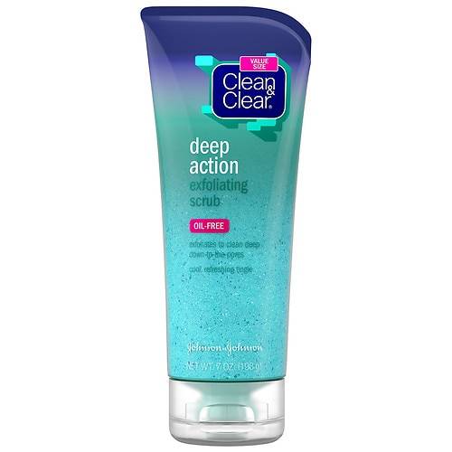 Clean & Clear Oil-Free Exfoliating Facial Scrub - 7.0 oz