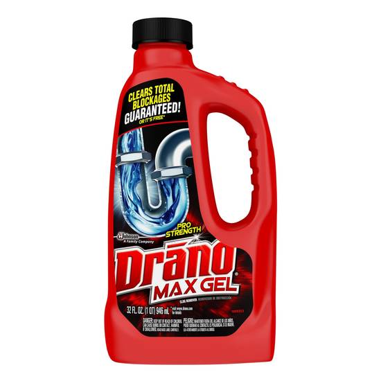 Drano Max Gel Clog Remover, 32 oz
