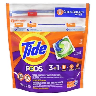 Tide power pods spring meadow (16unités) - power detergent pods (348 g)