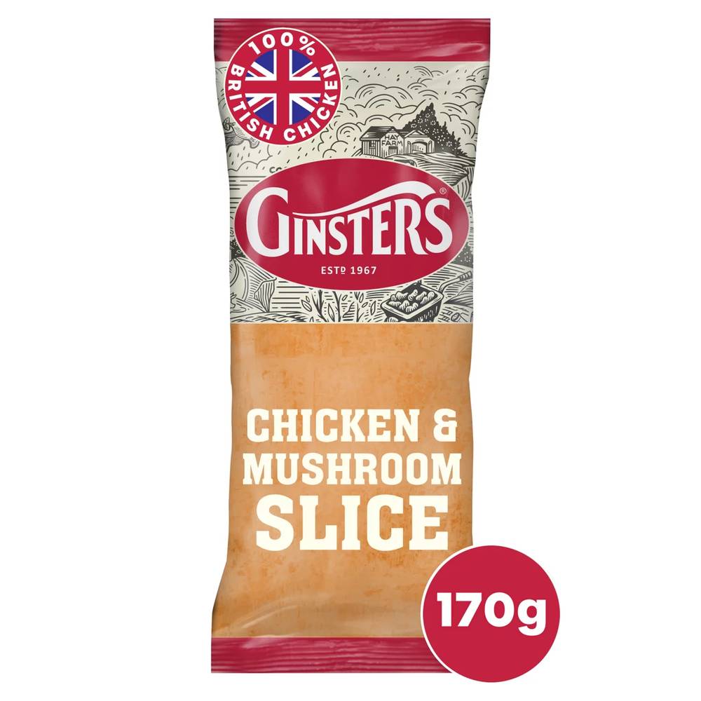 Ginsters Chicken & Mushroom Slice 170g