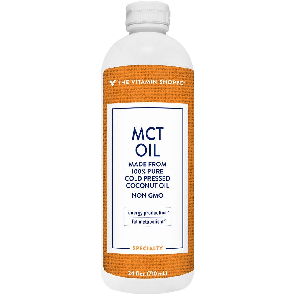 The Vitamin Shoppe 100% Pure Non-Gmo Mct Oil Fat Metabolism (24 fl oz)