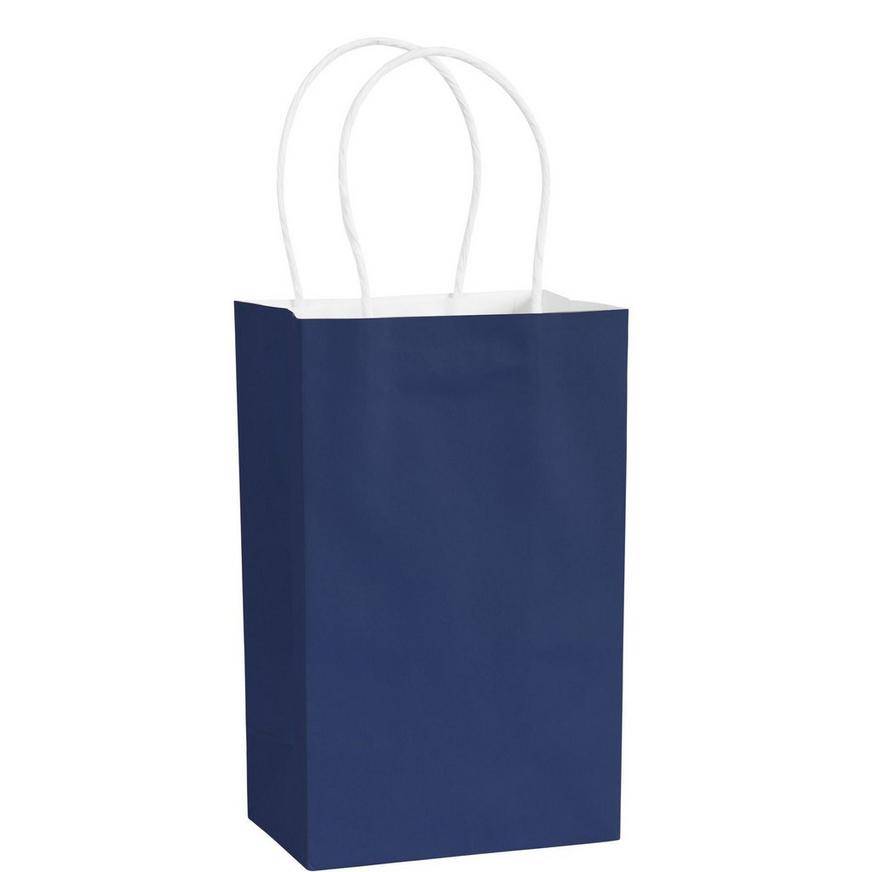 Party City Paper Gift Bag (5.25in x 8.25in/royal/blue)