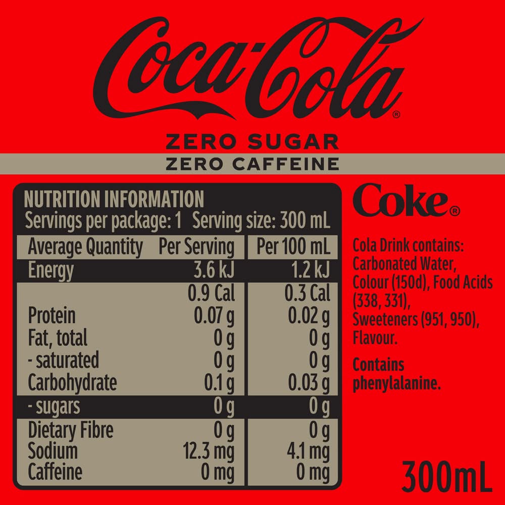 Select Cola Coca-Cola Zero Sugar Cola Soft Drink Delivery Near Me | Order Online ...