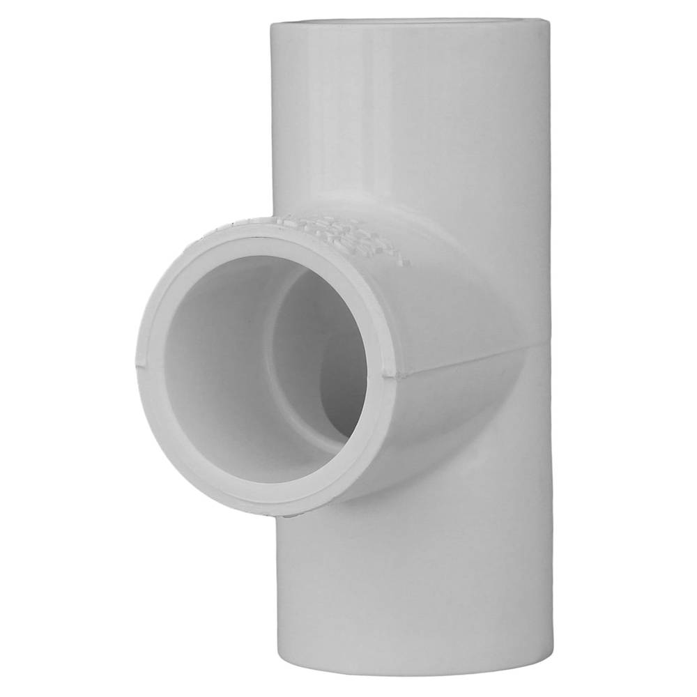 Charlotte Pipe 3/4-in Schedule 40 PVC Tee for Pressure Applications | PVC 02400  0800