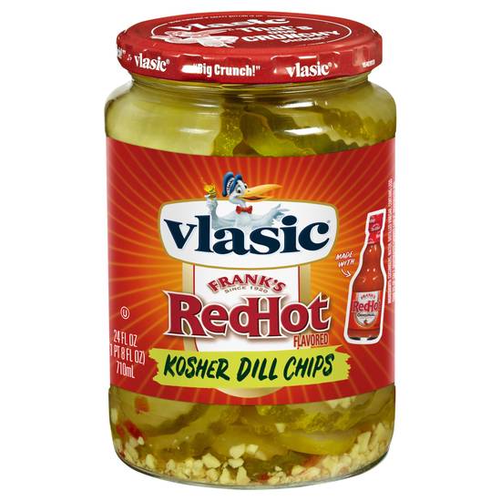 Vlasic Frank's Redhot Sauce Kosher Dill Pickle Chips (original cayenne pepper)