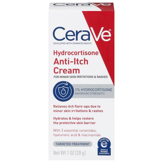 Cerave Maximum Strength Hydrocortisone Anti-Itch Cream