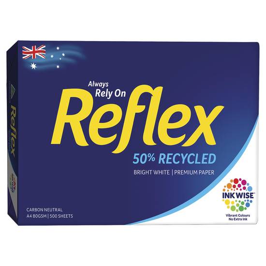 Reflex 50% Recycled Paper A4 (500 Sheets) 80g