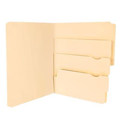 Pendaflex Divide It Up® File Folders, Letter Size, Manila, 12/Pack (10771)