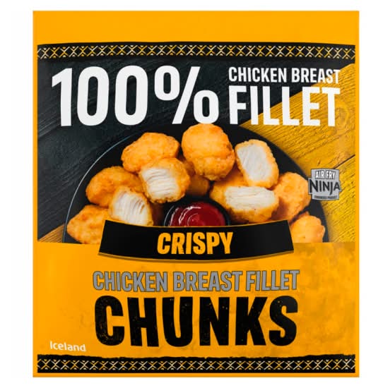 Iceland Crispy Chicken Breast Fillet Chunks (500g)