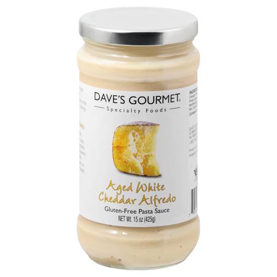 Dave's Gourmet Aged White Cheddar Alfredo Pasta Sauce
