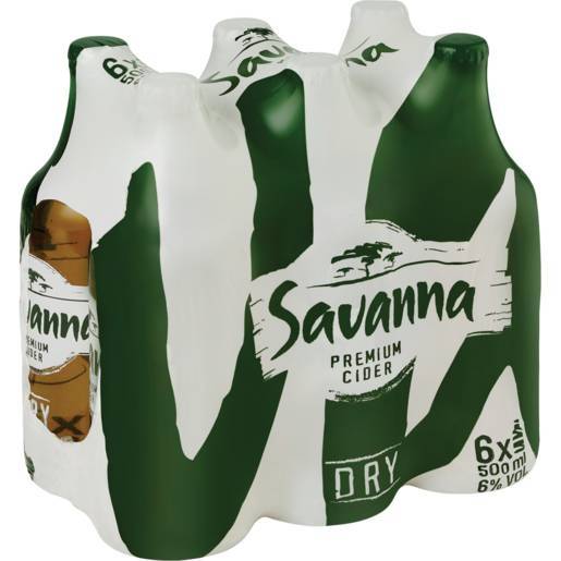 Savanna Dry 500ml 6 Pack