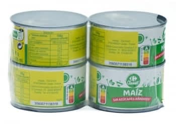 Maiz dulce Carrefour Classic pack de 4 unidades de 70 g.