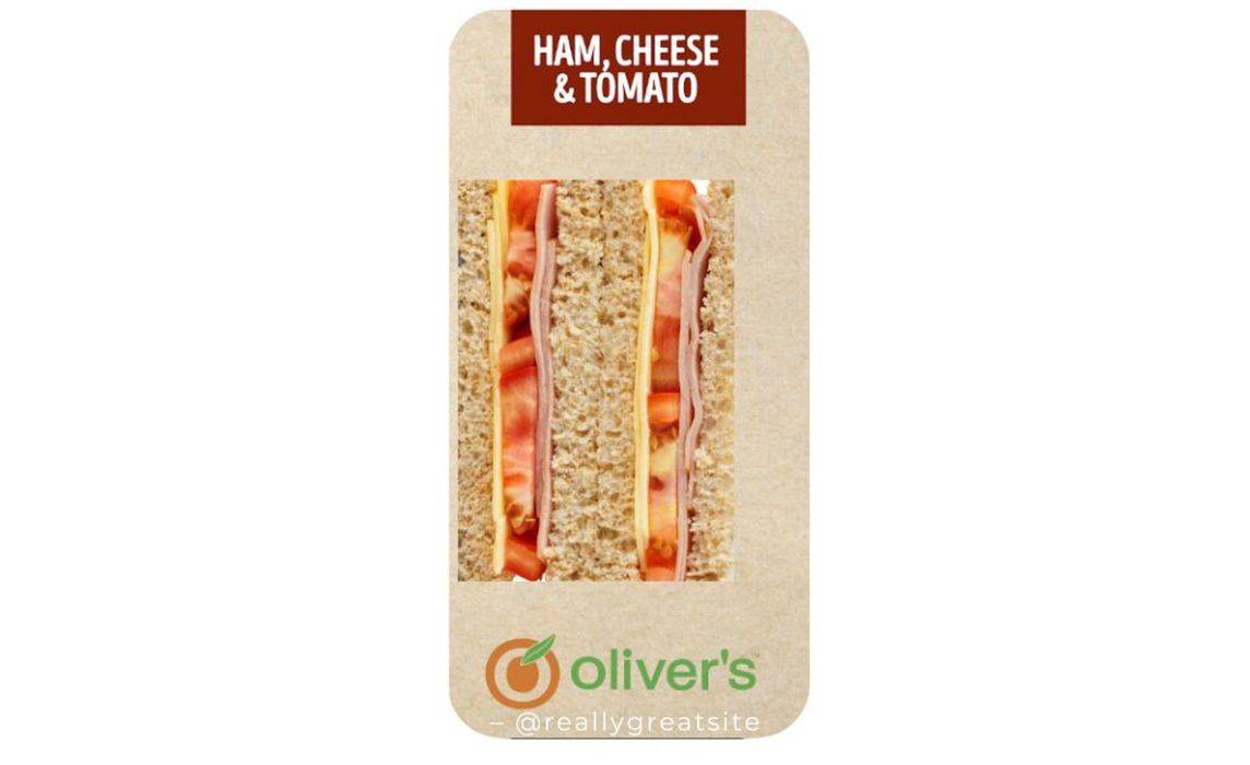 Oliver's Ham Cheese Tomato Sandwich