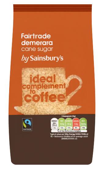 Sainsbury's Fairtrade Demerara Cane Sugar (500g)