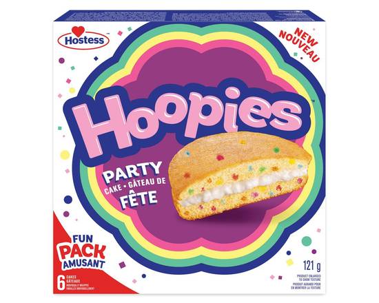 Hostess · De fête - Hoopies party cakes (121 g)