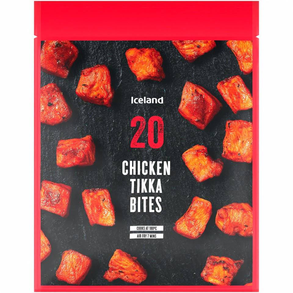 Iceland 20 (APPROX.) Chicken Tikka Bites 200g