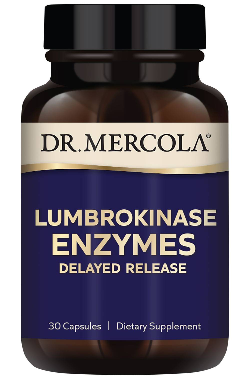 Dr. Mercola Lumbrokinase Enzymes Delayed Release Capsules (30 ct)