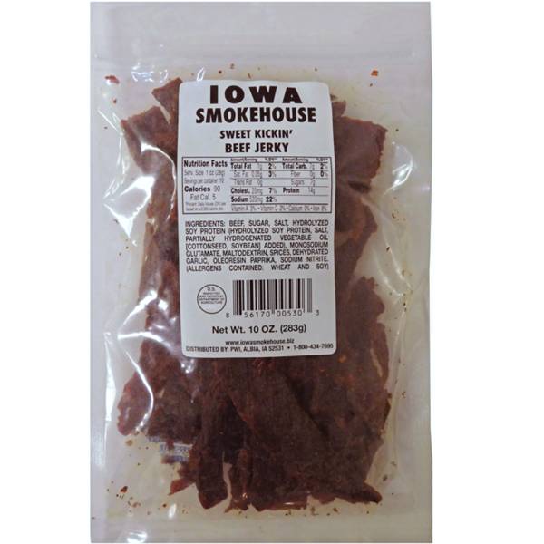 Iowa Smokehouse Sweet Kickin Beef Jerky