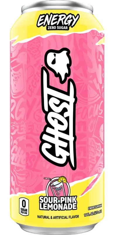 Ghost Sour Pink Lemonade