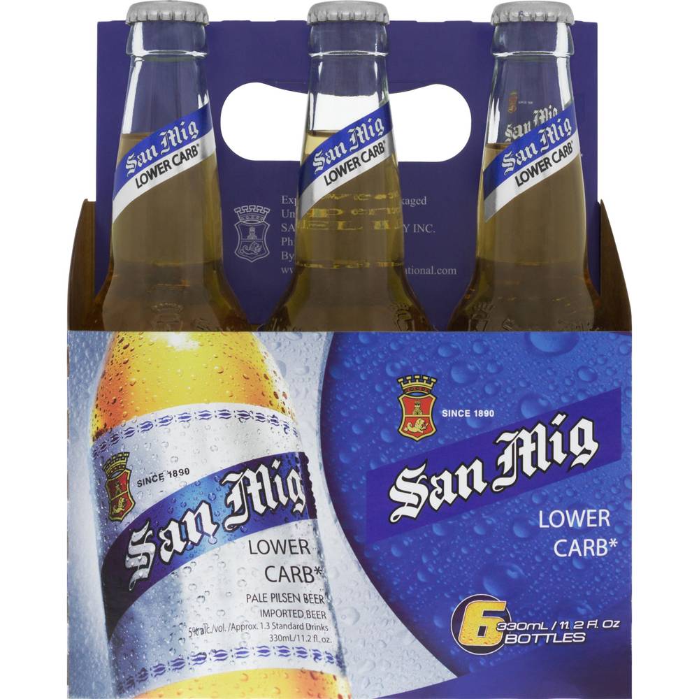 San Miguel Low Carb Light Pale Pilsner Beer Delivery Near Me Order