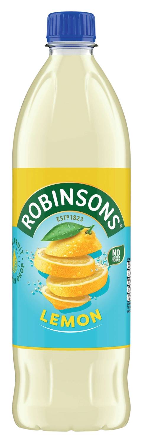 Robinsons Real Fruit Lemon No Added Sugar 1L