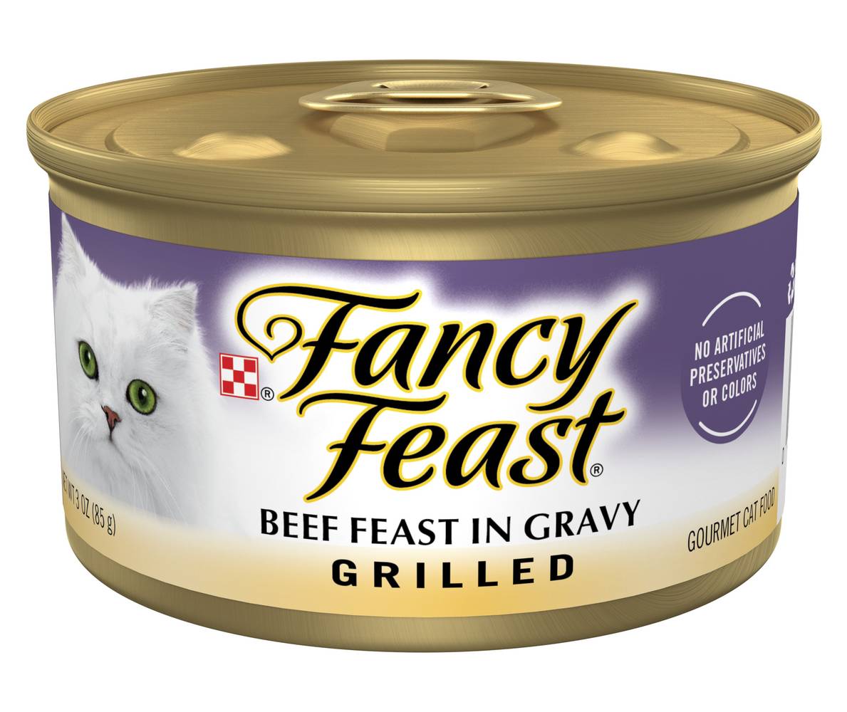 Fancy Feast Grilled Beef Feast in Gravy Cat Food (3 oz)