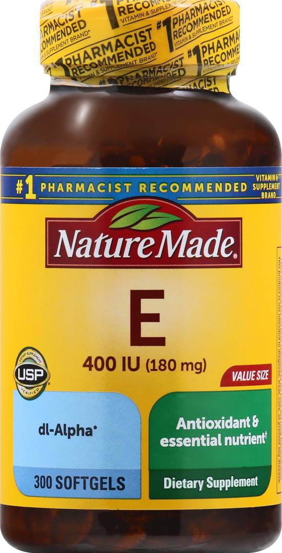 Nature Made Vitamin E 180 mg Supplement