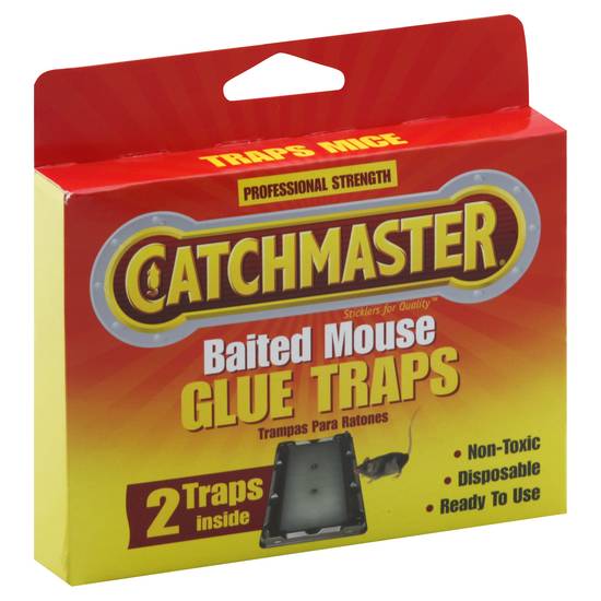 Catchmaster Professional Strength Baited Mouse Glue Traps (2 ct)