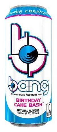 Bang Potent B r a i n & Body Fuel - Birthday Cake Bash - 16 oz